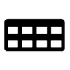 ADA Mount Clear-Edge 608A Black 8 Window #2 Film 4" x 7.5" 100/pack