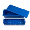 CIDEX Instrument Tray With Perforated Inner Liner and Lid 20" x 7" x 5"