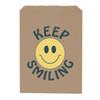 Kids Paper Bags Keep Smiling Brown 100/Box