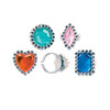 Kids Jewelry Large Jewel Ring Assorted 144/Box