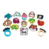 Kids Jewelry Rubbery Ring Assortment 72/Box