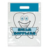 Plastic Bags Small Blue Smile 100/Box