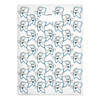 Plastic Bags Blue Cute Tooth Scatter 100/Box