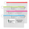 Plastic Bags 10" X 6" Large Pouch Assorted Colors 144/Box