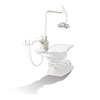 DCI, Reliance Post Mount Utilities, PMU w/Cuspidor, White, RO4102