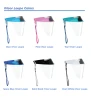 iVisor Loupe Visor and Shield Kit, 1 x Pink visor, 1 x Cinch cord, 1 x LC filter, 3 x Face shields, 2 x Mini shields, 8 cm