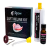 Pac-Dent, Rodin Soft Reline Kit, Rodin Soft Reline Kit, 50mL Silicone Cartridge, 10mL VPS Adhesive Primer, 6x 1:1 Wide Mouth Mixing Tips, 6x Applicator Swabs, Tapered Cone Finishing Stone, and Brown Polishing Wheel, 24006