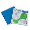 Biodam Latex Dental Dam, Standard Package, 5" x 5", Heavy, Blue, 52/Box