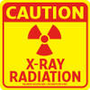 Caution Radiation Label 5/pack