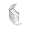 Cotton Roll Dispenser, Square, Red