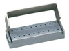 Anodized Aluminum 20-Hole Bur Block, Latch Bur Block 21-hole