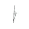 Miltex, Kalt Need Holder, 5-3/8, STR, SERR Thmb Plate, W/Lock, 18-1800
