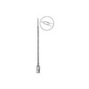 Miltex, Tonsil Needle, W/Luer Lock, 4-1/4, 0.65mm, Straight, 20-426