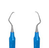 American Eagle #4L/4R Columbia Curette with 3/8' EagleLite Resin Blue Handle