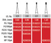 Alpen FG #330 Bur - Pear shaped Carbide Bur. Clinic Pack of 100 carbide burs