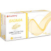 SIGMA Latex Gloves: MEDIUM Powder-Free, Textured, Non-Sterile 100/Box