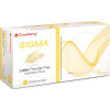 SIGMA Latex Gloves: SMALL Powder-Free, Textured, Non-Sterile 100/Box