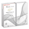 Cranberry Curve Fitted Nitrile Exam Glove, White Size 8 - 50 Pairs (100/Box)