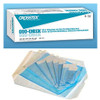 Duo-Check 3-1/2' x 9' Triple Seal Paper/Blue Film Sterilization Pouch