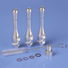 DCI Premium Universal Extended HVE Valve Kit. One-piece, solid metal lever