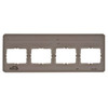 GreyLight Film Mounts Plastic/Grey 4 Window Horizontal, Size 2, box of 100