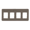 GreyLight Film Mounts Plastic/Grey 4 Window Vertical, Size 2, box of 100