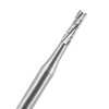 House Brand FG #557 SL (surgical length) straight crosscut fissure carbide bur, clinic pack of 100 burs