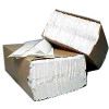 House Brand White C-fold towel, case of 2400 towels