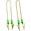 House Brand Dental Bib Clip - Beaded Chain with Alligator Clips, Highly Durable