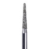 House Brand FG 856.014SC Round End Taper, Super Coarse Grit Diamond Burs, 10/Pk