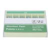 Infection ControlHouse Brand Fine Absorbent Paper Points, White. Box of 200 Points