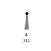 Infection ControlHouse Brand #4 RA (Right Angle) Latch Round Carbide Bur. Package of 10 Burs