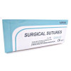 House Brand 4/0, 75 cm Silk Black Braided Non-Absorbable Suture with Reverse