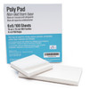 House Brand 6' x 6' (15cm x 15cm) Poly Mixing Pads, 6/Pk, 100 sheet pads