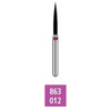 Infection ControlHouse Brand FG 863.012 Medium, Flame, Single Use Diamond Bur, 10/Pk