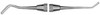 Hu-Friedy #1 Goldstein flexithin double end composite instrument with regular