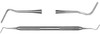 Hu-Friedy Interproximal off angle double end carver with regular handle