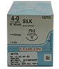 Ethicon Perma-Hand 4/0, 18' Silk Black Braided Non-Absorbable Suture