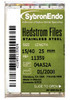 SybronEndo #20, 21mm Hedstrom Files 6/Box. Stainless Steel