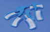 Big Bite Trays - Disposable Plastic Impression Trays with Gauze Mesh, Box of 50