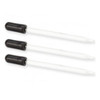 Lang Glass Droppers, 10/Pk. 107 mm glass pipette with 30 mm rubber bulb. Ideal