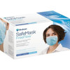 SafeMask FreeFlow ASTM Level 3 Earloop Mask, Blue 50/Box. Contoured Pleat