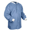 SafeWear Form-Fit Isolation Gown - Bright Blue - Regular, pack of 12. Made