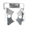 Miltex #12A Lower Molar Winged Metal Rubber Dam Clamp, single clamp