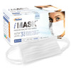 iMask ASTM Level 3 Ear-Loop Masks, White, 50/Box