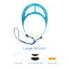 iVisor Loupe Visor And Shield Kit - Teal, Size Large (10cm). Contains 1 Teal