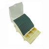 Plasdent Large Bur Station with/Lid - Ivory color- Each - Capacity: 87 FG/RA &