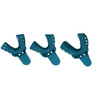 Excellent #6 Small Lower Arch - Perforated, Teal Plastic Impression Trays