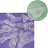 Excellent Crystal Impression Trays - #1 Large Upper Arch - Perforated, Clear