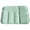 Plasdent Set-up Tray Divided Size B (Ritter) - Pastel Sea Green, Plastic